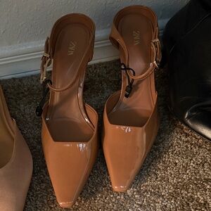 Zara Pointed Toe Heels